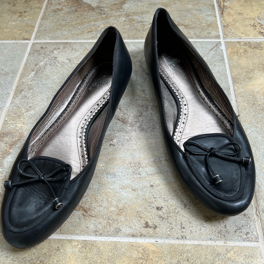 Brooks Brothers black leather shoes